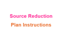 Source Reduction Plan Instructions