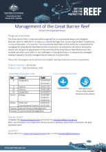 Management of the Reef Flyer